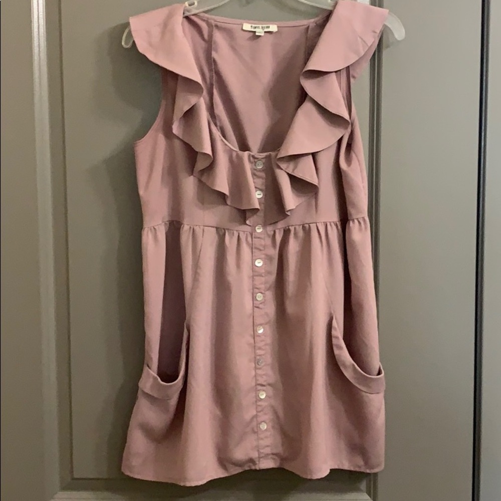 Flowy mauve tank.  Size S.
